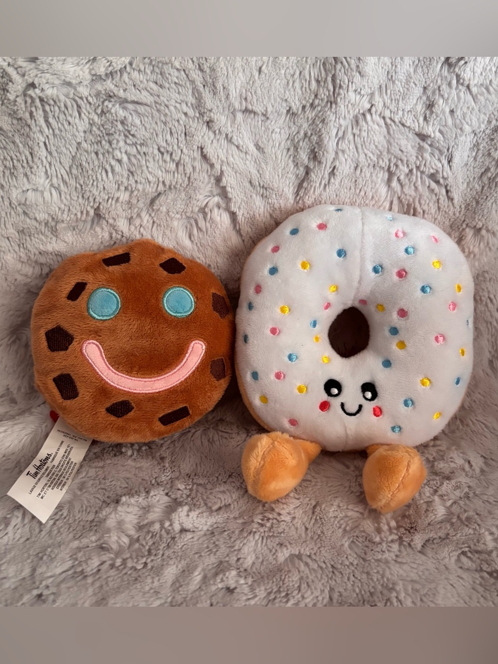 Tim Hortons Plush Donut & Plush Reversible Smile Cookie